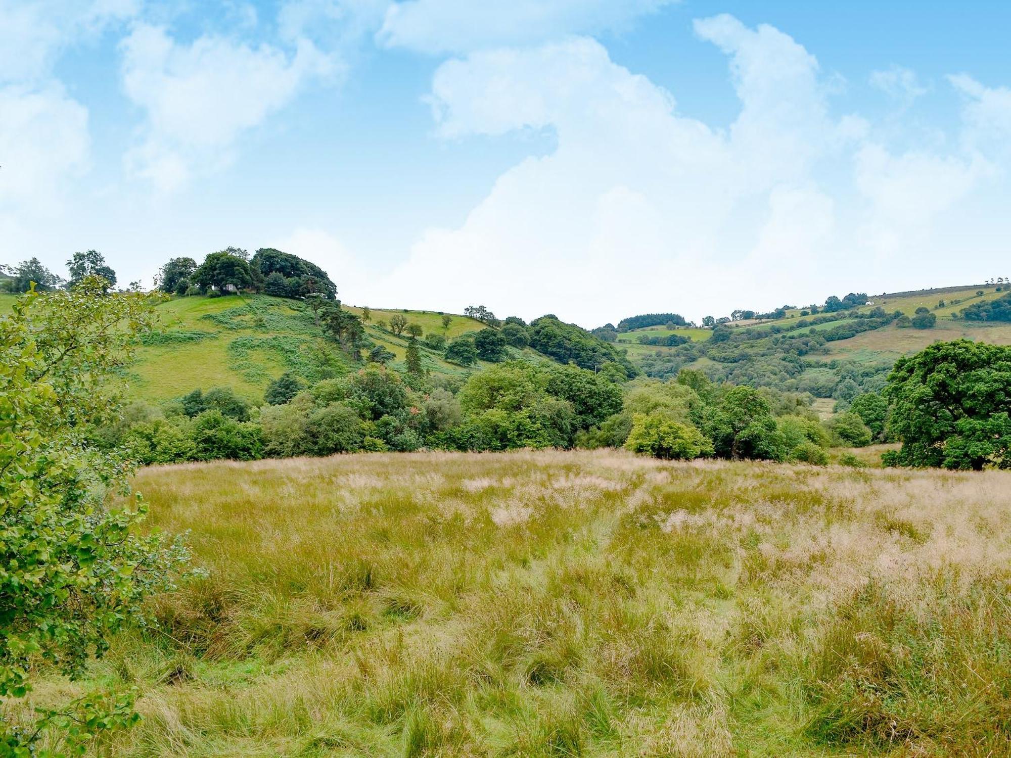 Villa Castle View Llanbadarn Fynydd Exterior foto